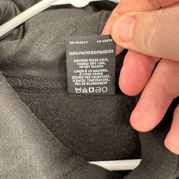 Crooks & Castles Black on Black Logo Hoodie Sweatshirt Men's Medium Black - Picture 10 of 12